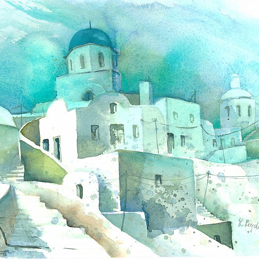 Kirche in Oia (Santorin)