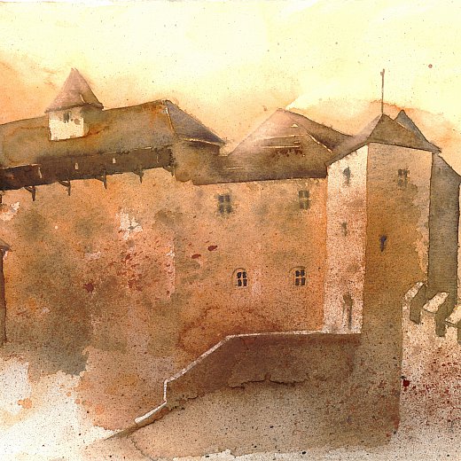 Burgansicht (Burghausen/Bayern)