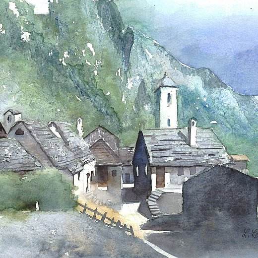 Schweizer Bergdorf