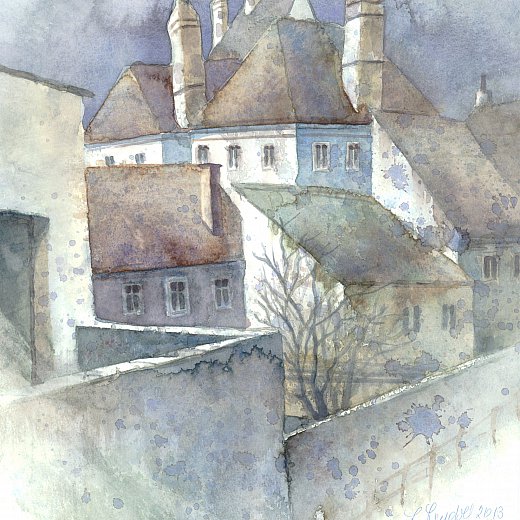 Blick aus meiner Wohnung