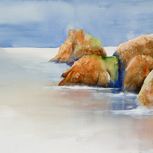 Felsen im Meer