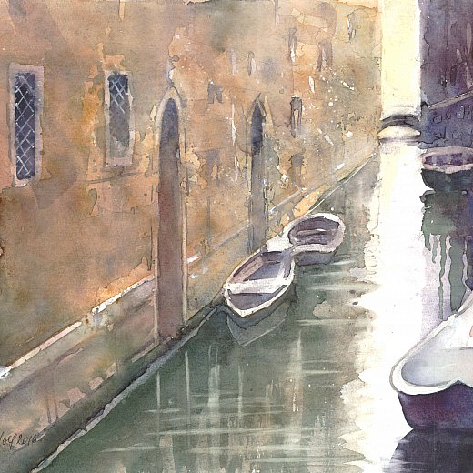Boote im Kanal