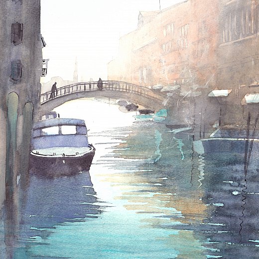 Venedig im Morgennebel