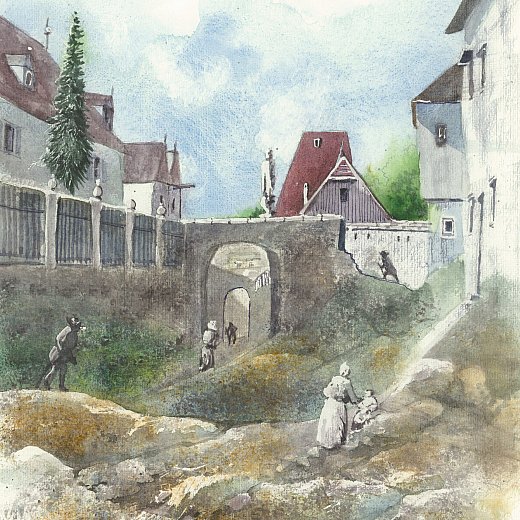 Hundskehle von unten (1780)