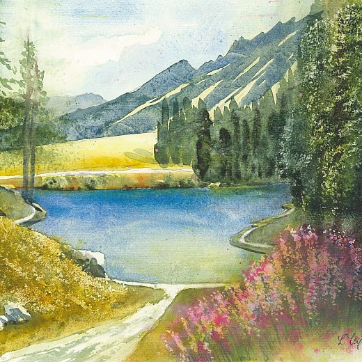 Ein Bergsee