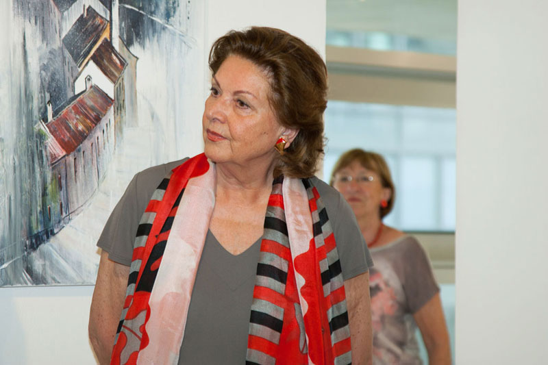 Lydia Leydolf bei der Verleihung des Kulturpreises der Standt Klosterneuburg