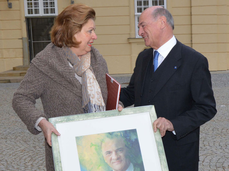 Lydia Leydolf bei der Verleihung des Kulturpreises der Standt Klosterneuburg